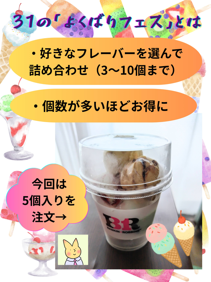 サーティワン「よくばりフェス」の特徴